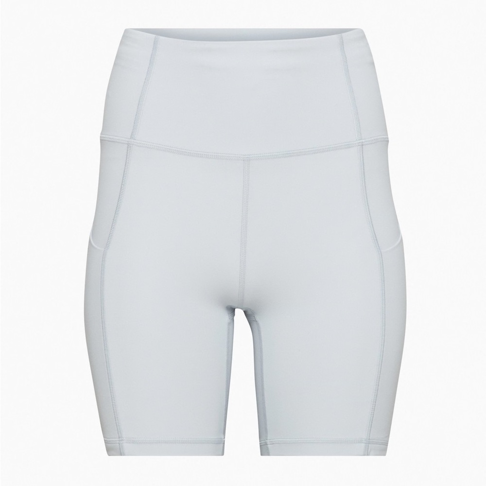 Aritzia TNA Light Blue Biker Shorts with Pockets - XS